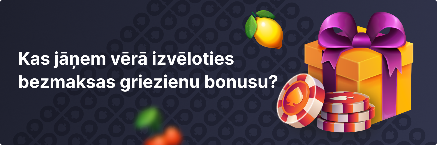 Bezmaksas griezieni apgrozījuma prasības un citi bonusa noteikumi- baneris