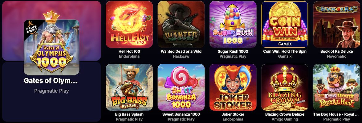 NV Casino spēļu automāti