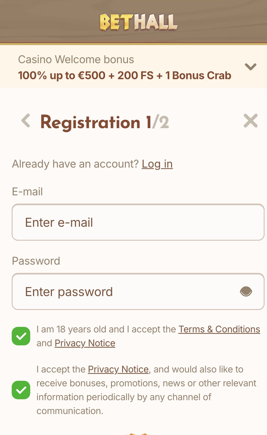 Bethall Registracija 3