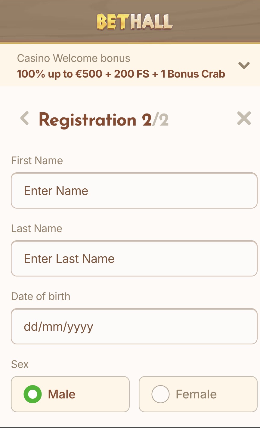 Bethall Registracija 4