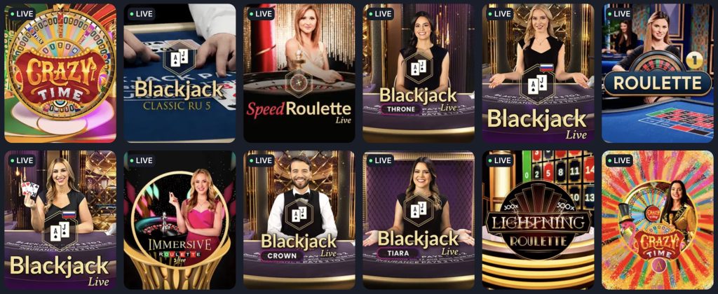 Beef Live kazino spēles