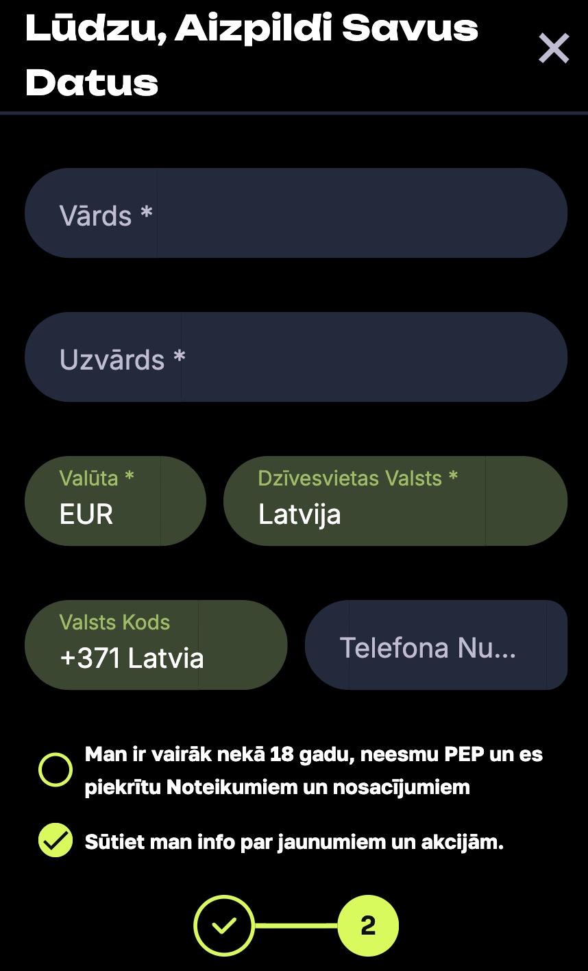 Регистрация в WatchMeWin 3
