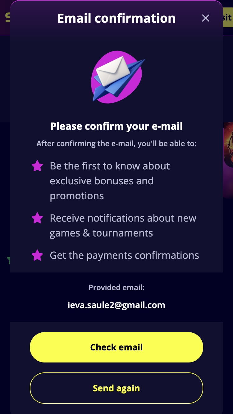 Slotoro Kazino reģistrācija 3