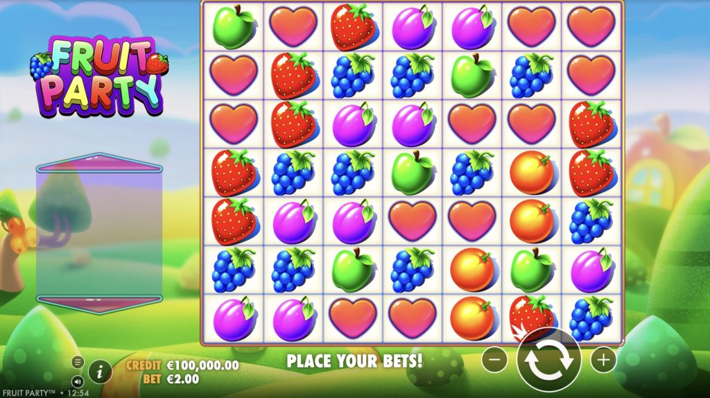 Fruit Party speĢles prieksĢskatiĢjums