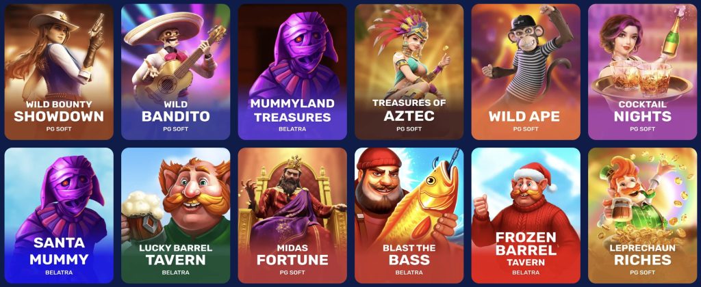 Fugu Kazino spēļu piedāvājums