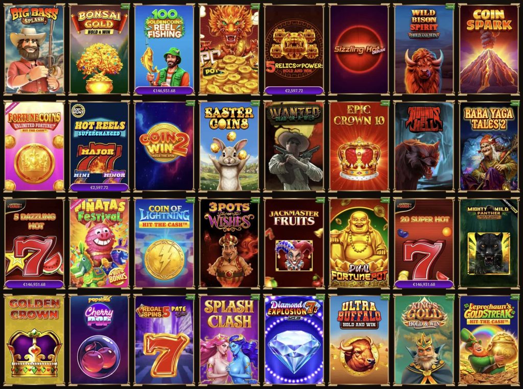Lanista Casino - Spēļu automātu piedāvājums