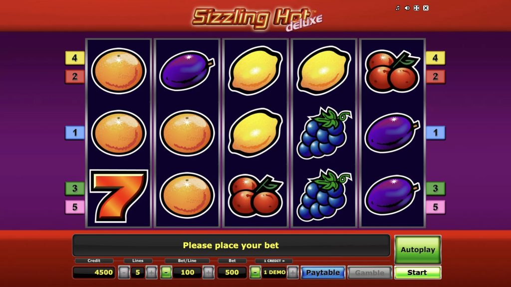 Sizzling Hot Deluxe demo
